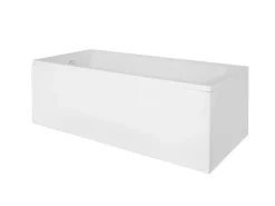 Bad Land Badewanne Rechteck TALIA 110x70 Mit AcrylSchürze Ablauf Füße