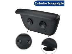 Bad Land Freistehende Badewanne ASGER 170x75 + Kopfstütze KODI + Ablauf