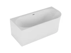 Bad Land Freistehende Badewanne Eckbadewannne ALVA 170x80 Links + Ablauf