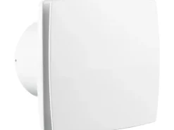 Badventilator System Ø 100 Weiss Hochglanz mit Feuchtigkeitssensor Nachlaufzeit