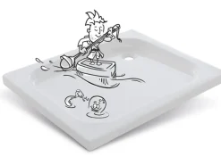 baliv Duschwanne DW-90.50 E Rechteck 90 cm x 75 cm Weiß