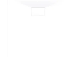 baliv Duschwanne DW-90.100E SMC Kunststoff in Steinoptik 90 cm x 90 cm Weiß