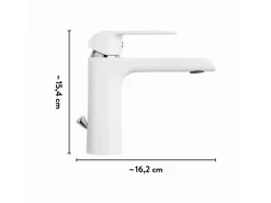 baliv Waschtischarmatur WT-5070 Chrom-Weiß