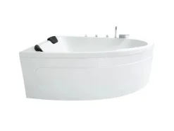 Basera® Eck-Badewanne Guam Links 2 Personen 180 x 130 cm