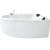 Basera® Eck-Badewanne Guam Rechts 2 Personen 180 x 130 cm