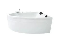 Basera® Eck-Badewanne Guam Rechts 2 Personen 180 x 130 cm