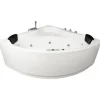 Basera® Indoor Eck-Whirlpool Badewanne Malai Premium 150 x 150 cm