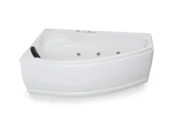 Basera® Indoor Eck-Whirlpool Badewanne Formentera Links Classic 160 x 90 cm