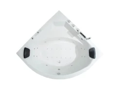 Basera® Indoor Eck-Whirlpool Badewanne Korfu Premium 155 x 155 cm
