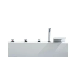 Basera® Indoor Whirlpool Badewanne XXL Wave 2 Personen Classic 190 x 140 cm