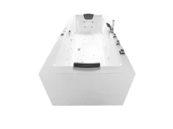 Basera® Indoor Whirlpool Badewanne Naxos Classic 140 x 75 cm