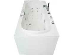 Basera® Indoor Whirlpool Badewanne Palau Classic 180 x 80 cm