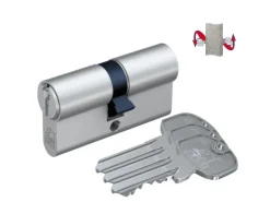 Basi - AS - Profil-Doppelzylinder - 35/75 mm - Verschiedenschließend - Not- und Gefahrenfunktion