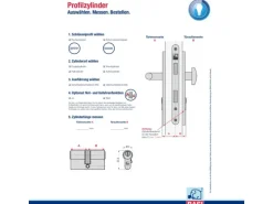 Basi - BM - Profil-Doppelzylinder - 45/65 mm - Gleichschließend