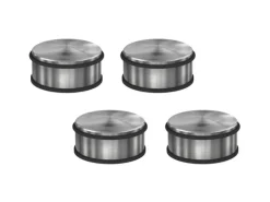 Basi - Boden-Türstopper - SET - 4x BTS 20 - Edelstahl - 4X7704-0026