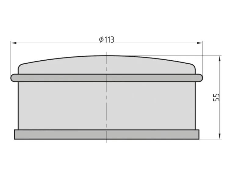 Basi - Boden-Türstopper - SET - 4x BTS 20 - Edelstahl - 4X7704-0026