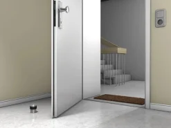 Basi - Boden-Türstopper - SET - 4x TS 23 - Edelstahl - 4X7704-0023