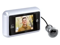 Basi - Digitaler Türspion - TS 700 - Silber - Türspion Verchromt - für Türstärken 38-70 mm - 6800-0050