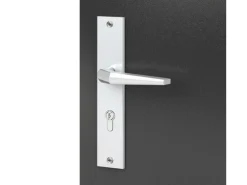 Basi - ES0 - Vollmaterial-Schutzbeschlag Alu F1 Wechsel-Garnitur Lochung PZ - 12 mm Schildstärke 92-10 mm - 7900-0201