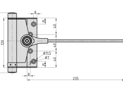 Basi - Feder-Türschließer - für leichte Türen bis 25 kg - 1799-0001
