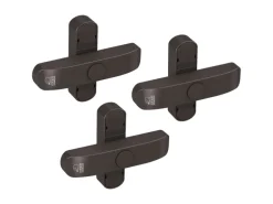 Basi - Fenster- und Fenstertürenzusatzsicherung - SET - 3x FS 500 - Braun - Doppelflügelig - 3x1100-0061