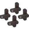 Basi - Fenster- und Fenstertürenzusatzsicherung - SET - 4x FS 500 - Braun - Einflügelig - 4x1100-0051