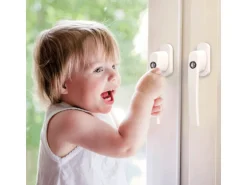 Basi - Fenstergriff - Abschließbar - 20er Set - inkl. 2 Schlüssel - Gleichschließend - Alu Weiß