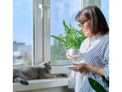 Basi - Fenstergriff - Abschließbar - 20er Set - inkl. 2 Schlüssel - Gleichschließend - Alu Weiß