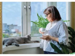 Basi - Fenstergriff - FG 503 - Abschließbar - 4er Set - inkl. 1 Schlüssel je Fenstergriff - Gleichschließend - Silber - 4X7553-0000