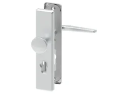 Basi - SB 7500 ES0 - Schutzbeschlag - Alu F1 - Wechsel-Garnitur - 72-8 mm - Türstärke 38 - 45 mm - 7500-0101