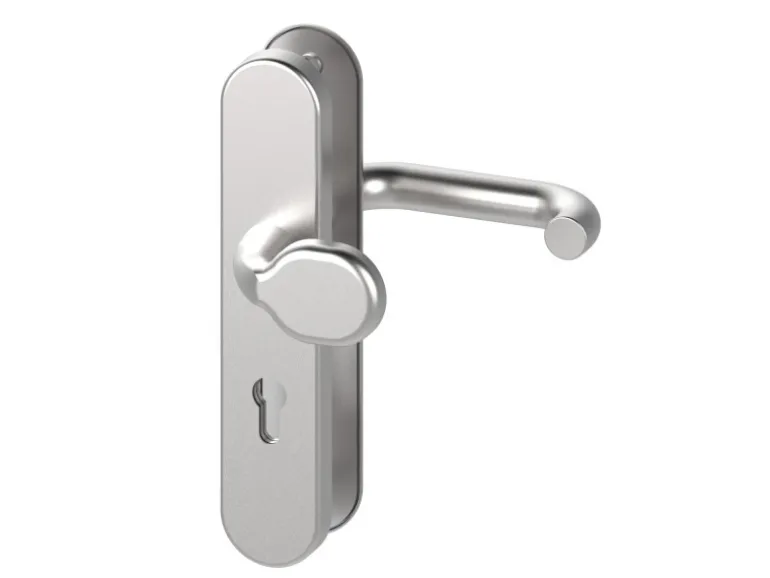 Basi - SB 7500 ES1 - Schutzbeschlag - Edelstahl - Wechsel-Garnitur - 72-8 mm - Türstärke 38 - 58 mm - 7509-0108