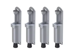 Basi - Türfeststeller - SET - 4x TFS 25 - Edelstahl-Optik - 4X7704-0025