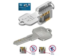 Basi - V55 - Profil-Doppelzylinder - 40/55 mm - Verschiedenschließend - Not- und Gefahrenfunktion