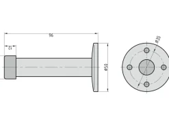 Basi - Wand-Türstopper - TS 21 - Edelstahl - 7704-0021