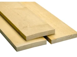 Baudiele Fichte/Tanne sägerau 40 mm x 200 mm x 3.000 mm ohne Wellband