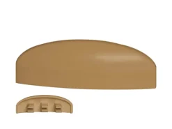 Bauheld Fenster Wasserschlitzkappen 30 bis 35 mm 30 Stück Ral 8003