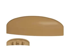 Bauheld Fenster Wasserschlitzkappen 25 bis 30 mm 30 Stück Ral 8003