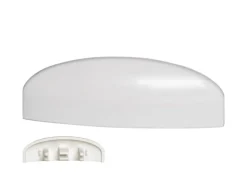 Bauheld Fenster Wasserschlitzkappen 25 bis 30 mm 30 Stück Ral 9003