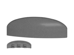 Bauheld Fenster Wasserschlitzkappen 30 bis 35 mm 30 Stück Ral 7016