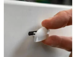 Bauheld Fenster Wasserschlitzkappen 30 bis 35 mm 30 Stück Ral 9003