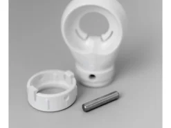 Bauheld Markisenöse Rund 10 mm Ral 9016 für Kugelhaken