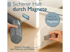 Beautissu Levante MM Zugluftstopper 6,5x120cm Dunkelgrau