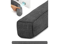 Beautissu Levante MM Zugluftstopper 6,5x120cm Dunkelgrau 2tlg