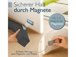 Beautissu Marin MM Zugluftstopper 6,5x80cm Anthrazit 2tlg