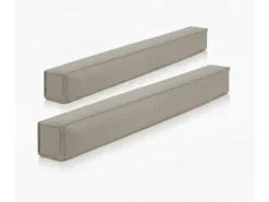 Beautissu Marin MM Zugluftstopper 6,5x80cm Hellgrau 2tlg