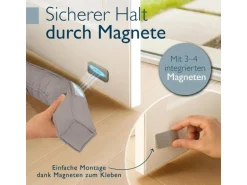 Beautissu Marin MM Zugluftstopper 6,5x100cm Hellgrau