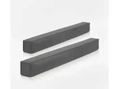 Beautissu Marin MM Zugluftstopper 6,5x120cm Anthrazit 2tlg