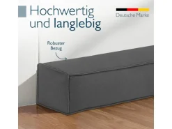 Beautissu Marin OM Zugluftstopper 6,5x80cm Anthrazit 2tlg