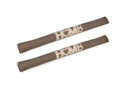 Beautissu Tuuli HE Zugluftstopper 8x90cm Braun 2tlg