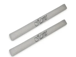 Beautissu Tuuli HO Zugluftstopper 8x100cm Hellgrau 2tlg